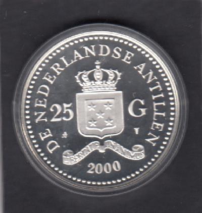 Beschrijving: 25 Gulden S-OLYMPIC SWIMMER